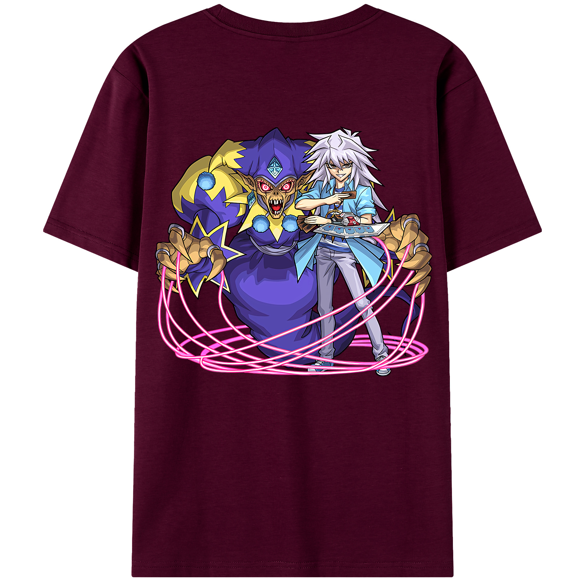 （画像用） 遊☆戯☆王 Yu-Gi-Oh! レディース半袖Tシャツ(バックプリント)